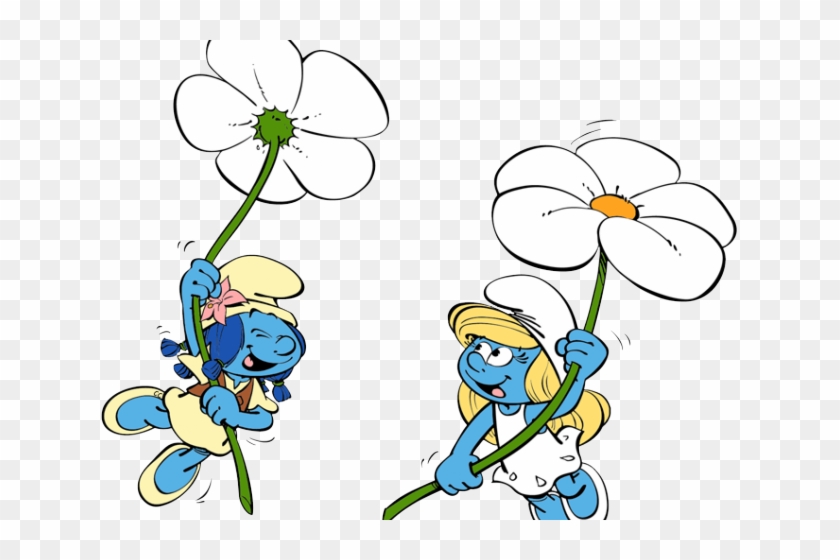 Smurfs Clipart Flower - Smurfs Lost Village Smurfs Lily #1079926