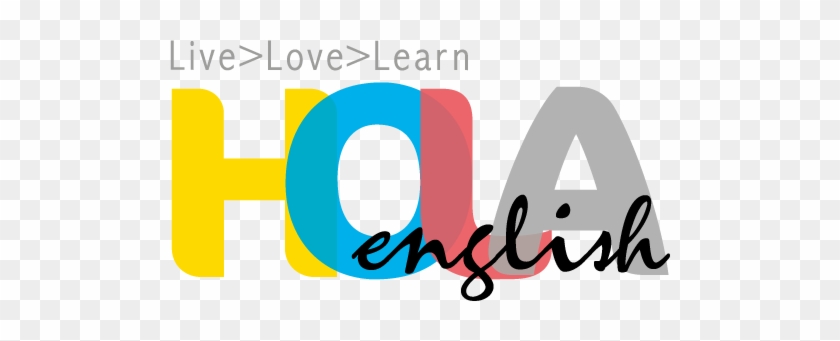 Hola English Logo - English Language #1080113
