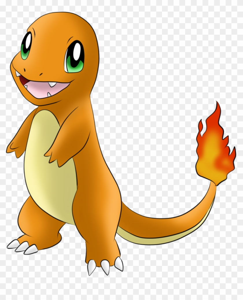 #004 Charmander By Icedragon300 - Charmander Transparent Background #1080152