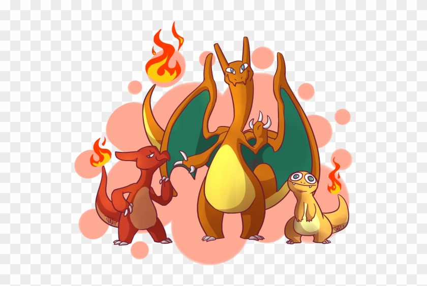 Charmander Charmeleon Charizard By Xrsjaru - Maharashtra Culture #1080167