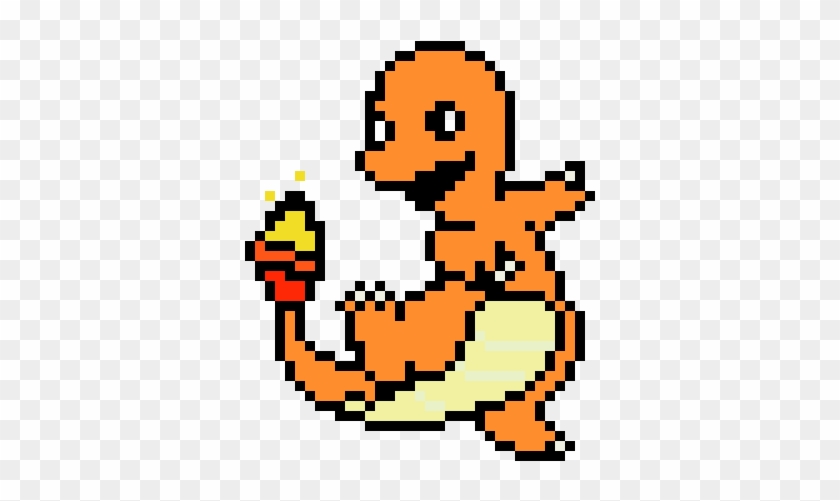 Charmander - Charmander Pixel Art #1080252