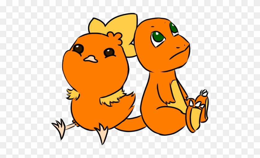 Torch And Charmander Spend A Lot Of Time Looking At - Cartoon #1080256