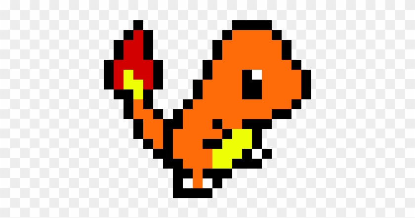 Charmander - Simple Pokemon Pixel Art #1080338