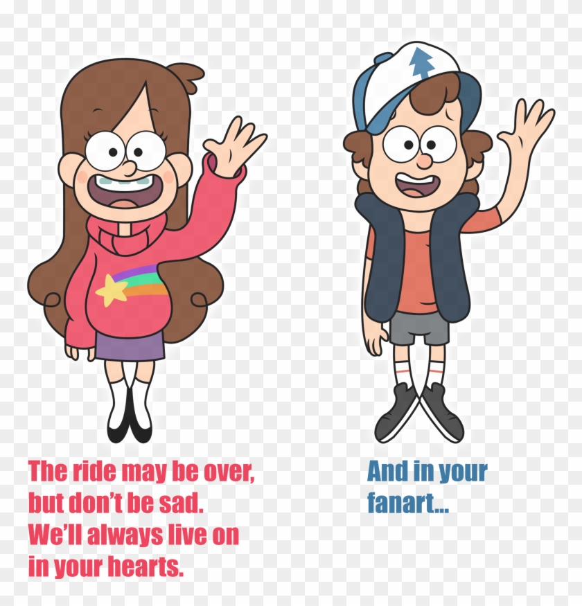 The Ride May Be Over But Don't Be Sad - Star Vs The Forces Of Evil And Gravity Falls #1080388