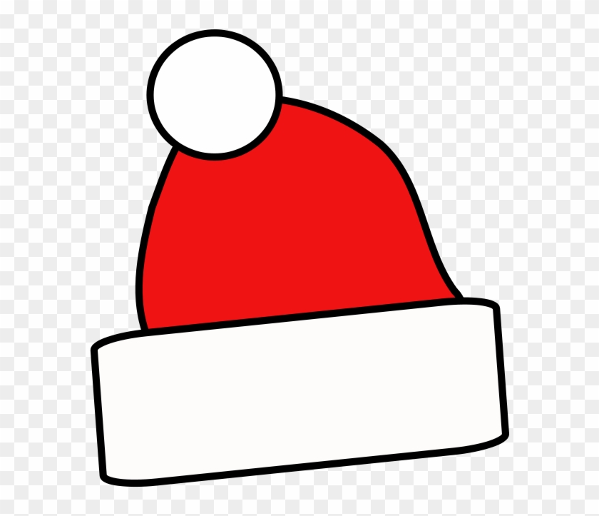 Free Simple Santa Cap Clip Art - Free Simple Santa Cap Clip Art #1080439