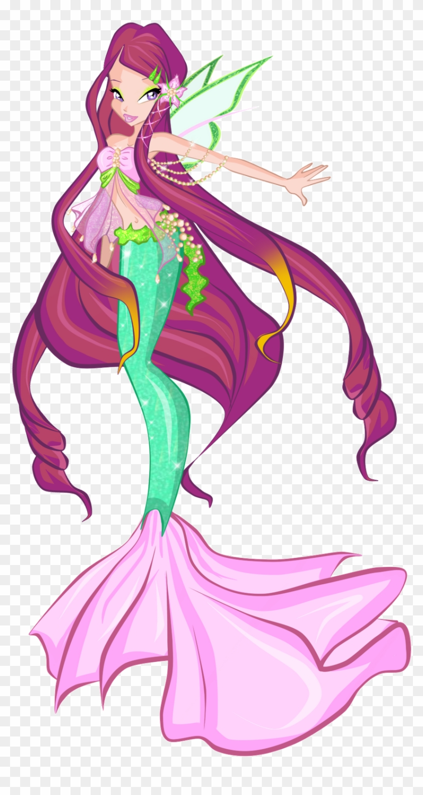 Winx Club As Mermaids - Winx Club Roxy Sirena #1080476