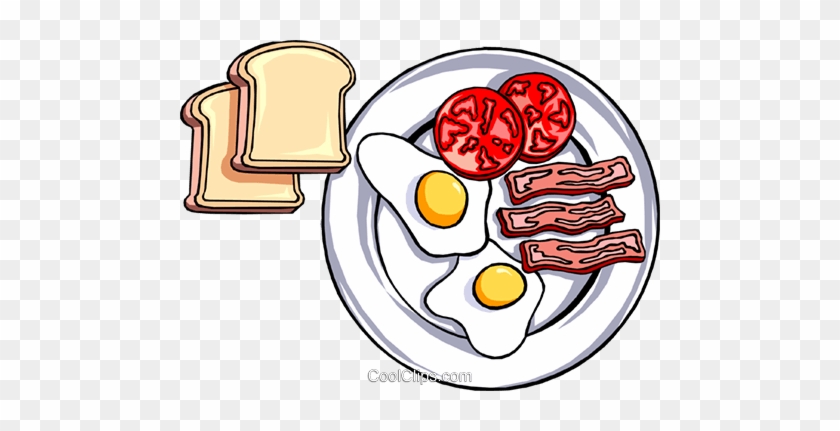 Breakfast Royalty Free Vector Clip Art Illustration - Healthy Breakfast Clip Art #1080491