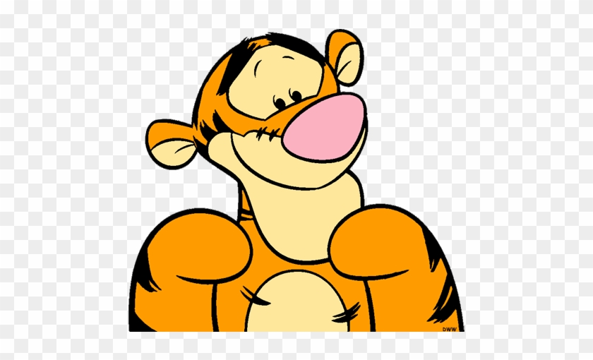 Winnie Pooh Tigger Face Clipart - Winnie The Pooh Tigger Face #1080511