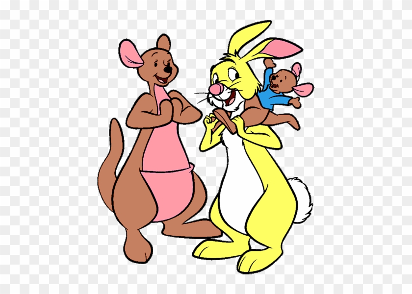 Rabbit Clipart Tigger - Winnie The Pooh Rabbit And Roo #1080536