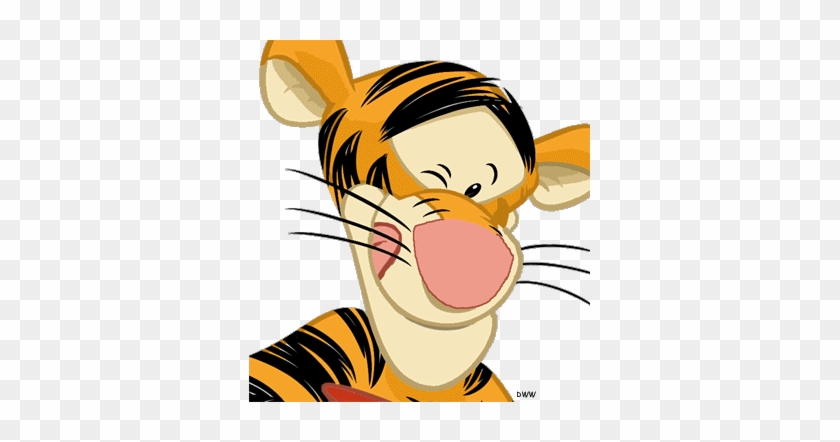 My First Blog Par To Follow One S Nose M9oy5h Clipart - Tigger Winnie The Pooh Cara #1080555