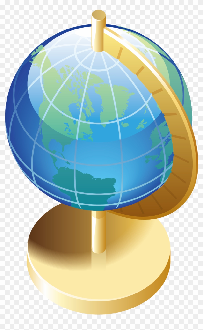 Globe Vector 1103*1660 Transprent Png Free Download - Euclidean Vector #1080747