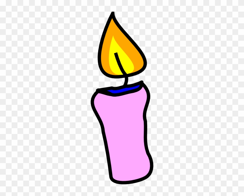 Candles Pink Clip Art #1080792