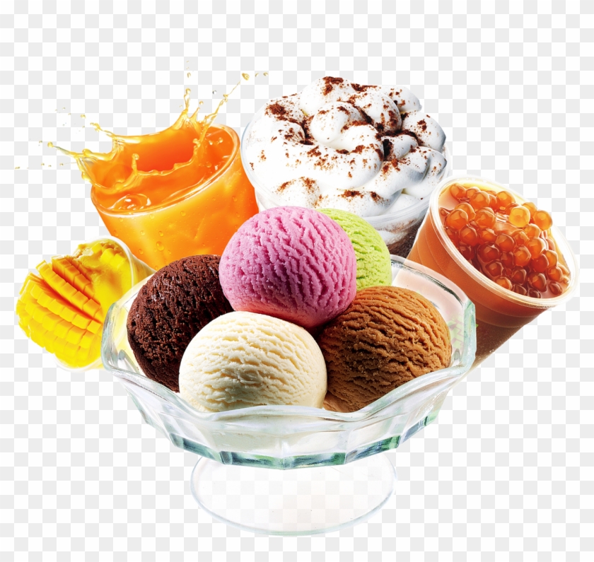 Single Scoop Vanilla Ice Cream On Sugar Cone - Scoop Ice Cream Png #1080814