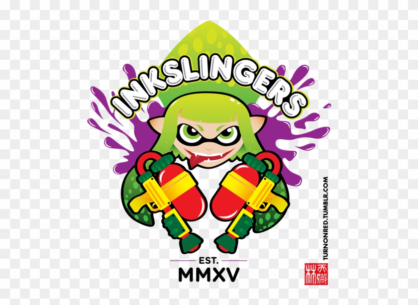 I Love The Style Of Splatoon And Wanted To Vector Something - Cartoon #1080832