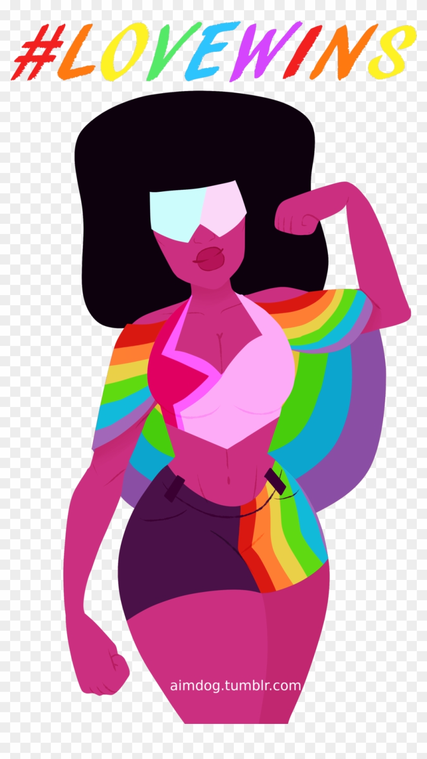“ *shows Up 3 Hours Late To The Party With Pride Garnet* - Ruby And Sapphire Pride #1080904
