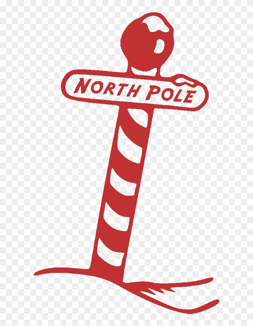 Clip Art North Pole Sticker Christmas Day - North Pole Stick Png #1080909