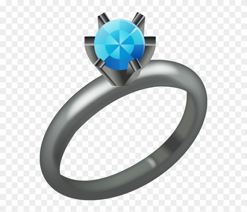 Wedding Rings Emoji Beautiful Diamond Ring Emoji - Diamond Ring Emoji Png #1080948