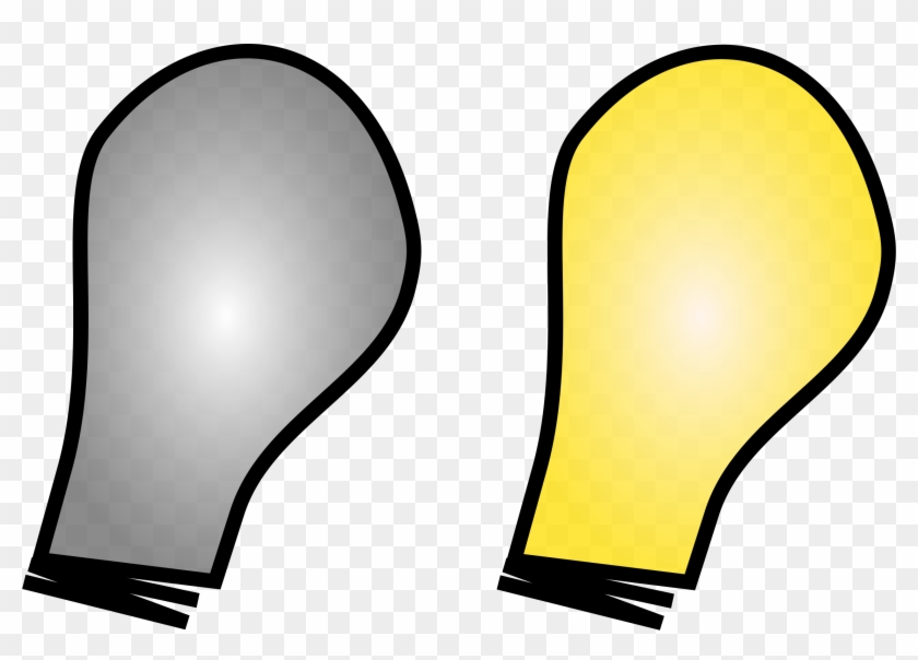 Clipart - Light Bulb On And Off Png #1080995