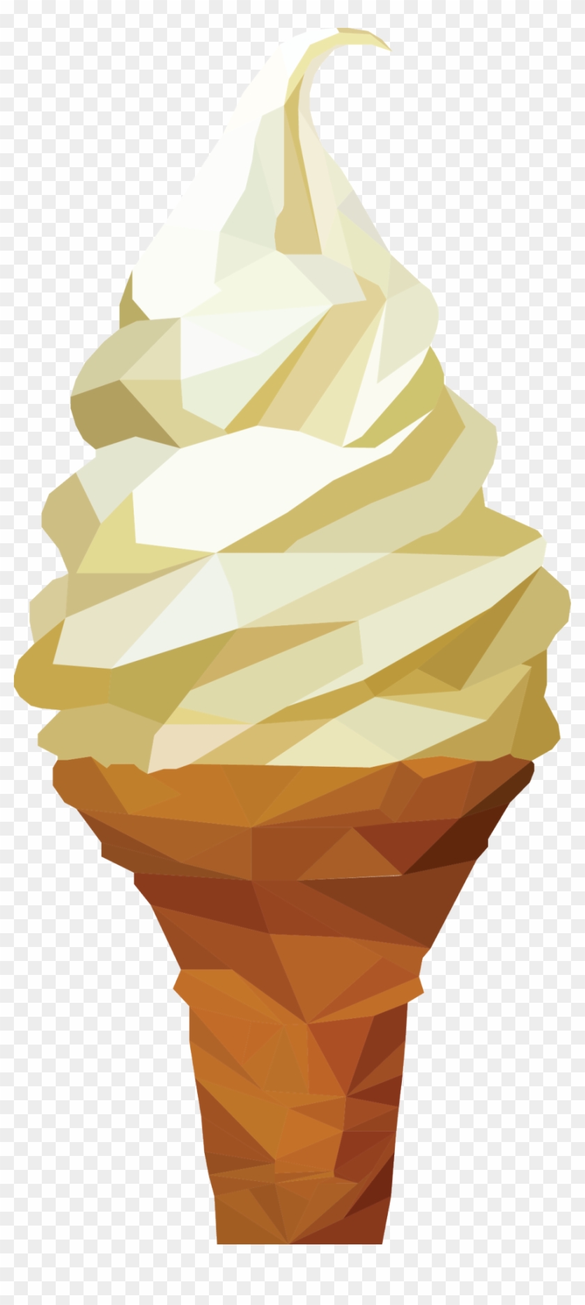 Ice Cream Cone Graphic Design - Ice Cream Design Png #1081037