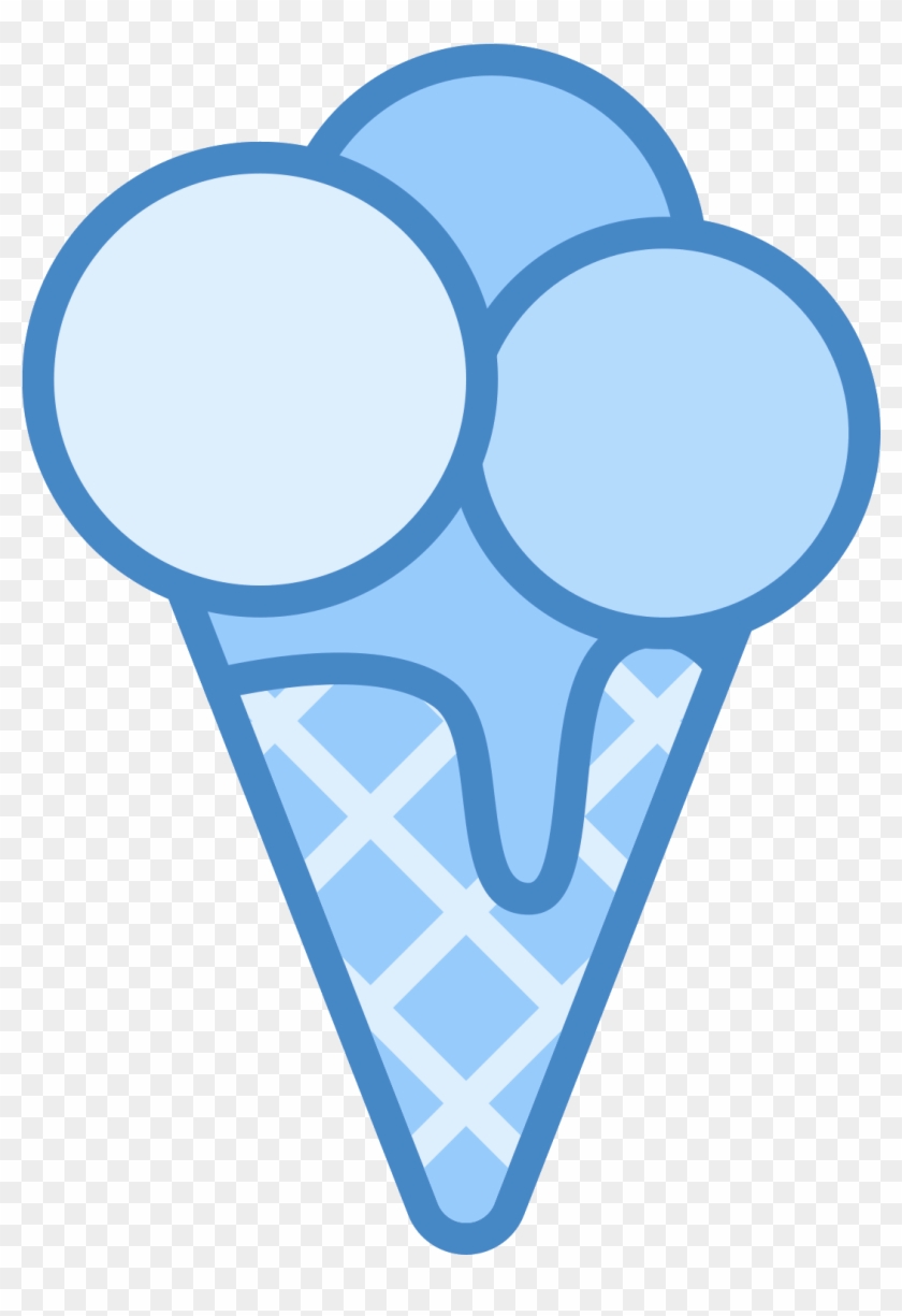 The Icon Is Shaped Like A Checkered Board Cone With - Ice Cream Cone #1081050