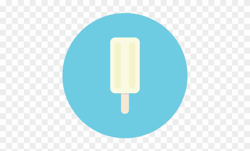 Cream, Creme, Dessert, Sweet, Ice, Freezing, Stick - Ice Cream Flat Png #1081057