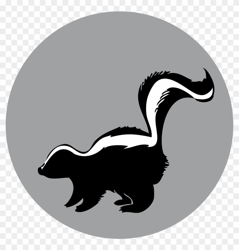 Raccoon Silhouette American Mink Duck Skunk - Skunk Silhouette #1081097