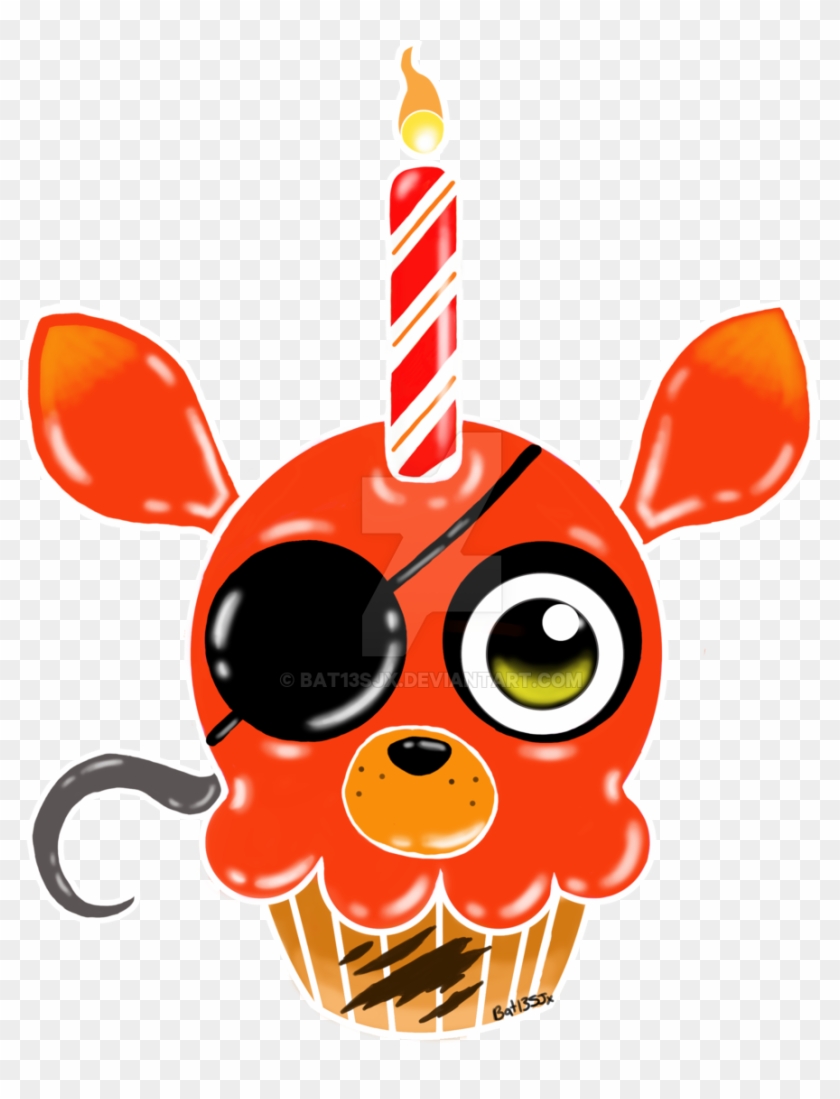 Foxy Cupcake Tshirt Design By Bat13sjx Foxy Cupcake - Cupcake Foxy #1081145
