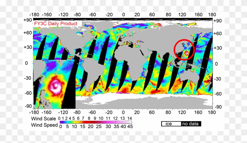 July 7, 2014 Global Sea Surface Wind Speed Distribution - Screenshot #1081150