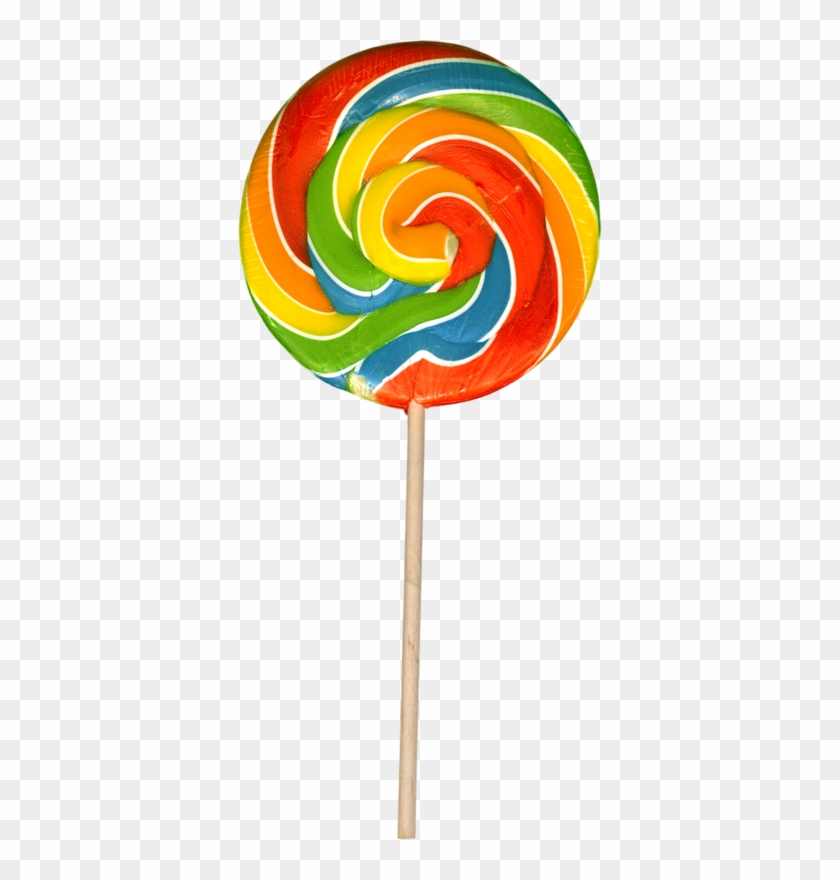 Ice Cream Lollipop Cuban Pastry - Rainbow Lollipop Png #1081238