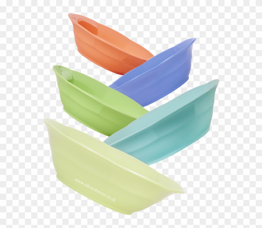 Rice Plain Melamine Soup Bowls - Construction Paper #1081268