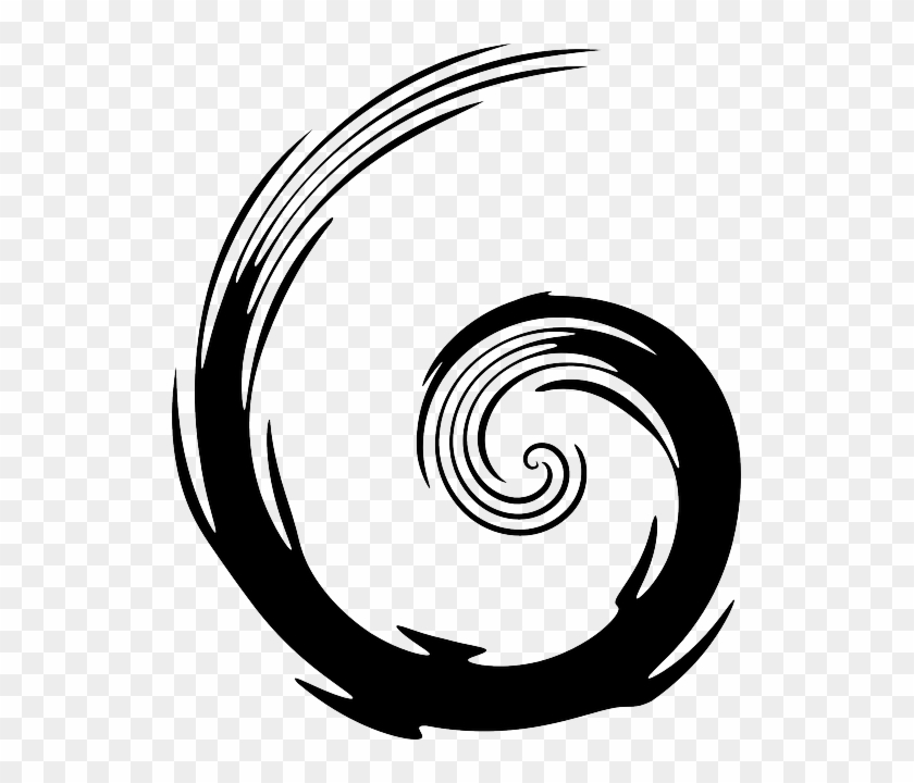 Swirl Curly, Flourish, Spiral, Swirl - Swirl Clip Art #1081588