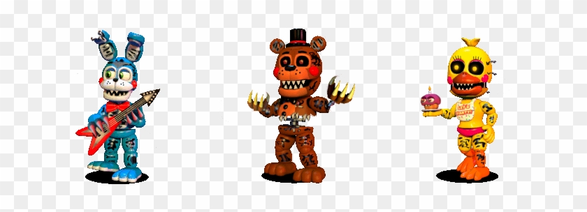 Nightmare Toy Animatronics Fnaf World Edit By Bonnie - Fnaf Nightmare Toy Animatronics #1081646