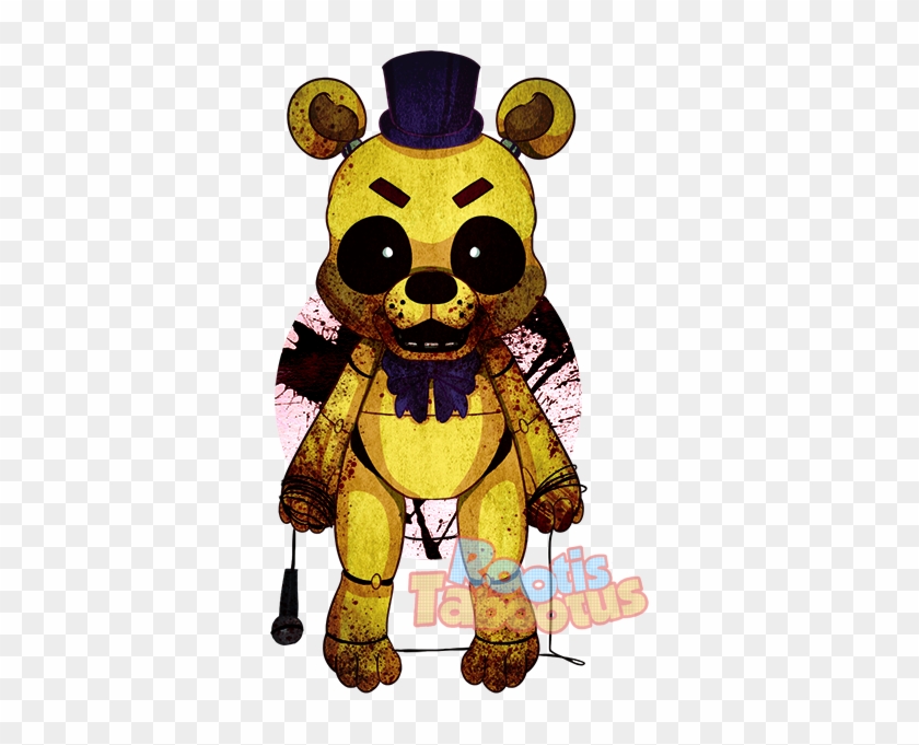 Fnaf Clipart Golden Freddy - Fnaf Cute Golden Freddy Fan Art #1081658