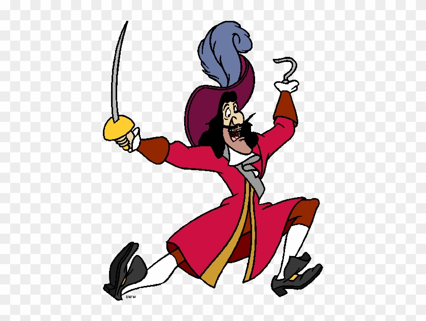 Hook Clipart Villain - Captain Hook Coloring Pages #1081752