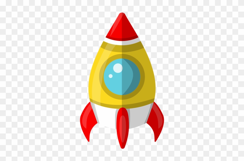 Space Ship Illustration Transparent Png - Nave Espacial Desenho Png #1081831