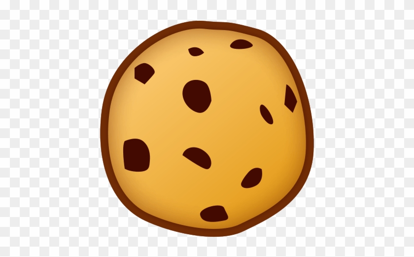 Stack Of Chocolate Chip Cookies Cartoon Clipart - Cookie Emoji Png #1081838