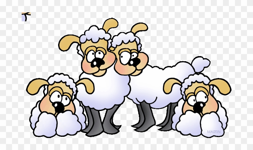 Flock Sheep Clip Art A Flock Of Sheep Clipart - Flock Clipart #1081880