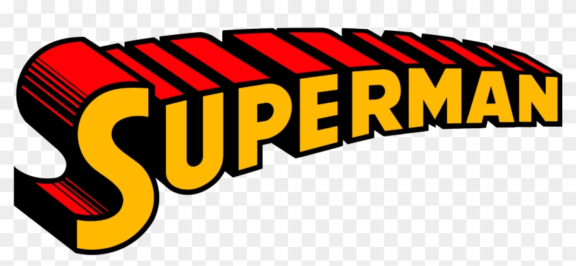 Superman Logo Comic Book Clip Art - Superman Name Logo #1082079