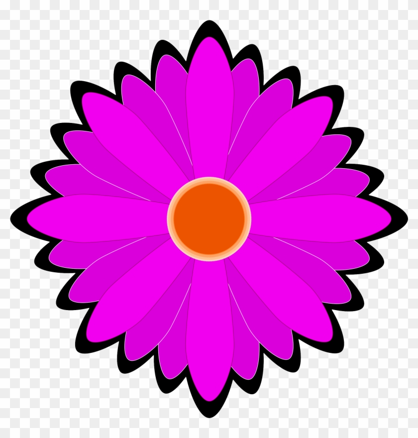 Flower Vector Png Image - Paw Print Seal #1082084