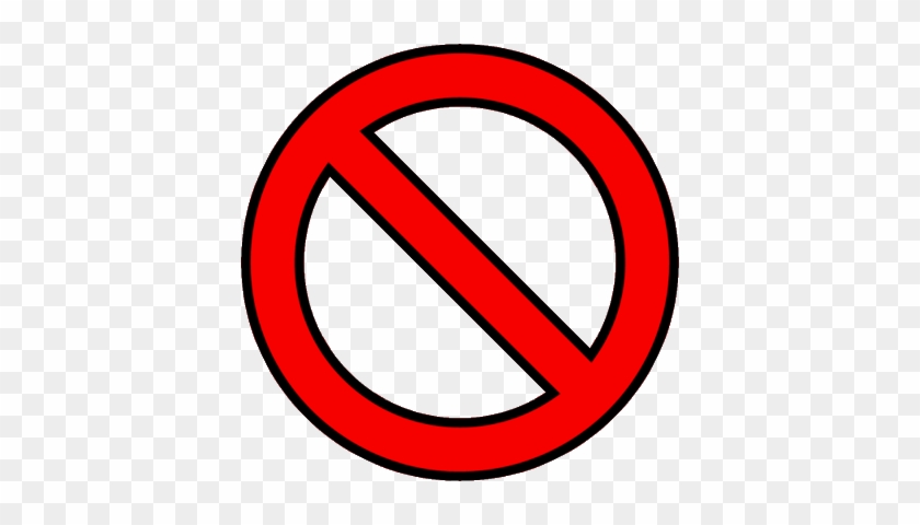 No Symbol Circle Clipart - Sad Face Clip Art #1082143
