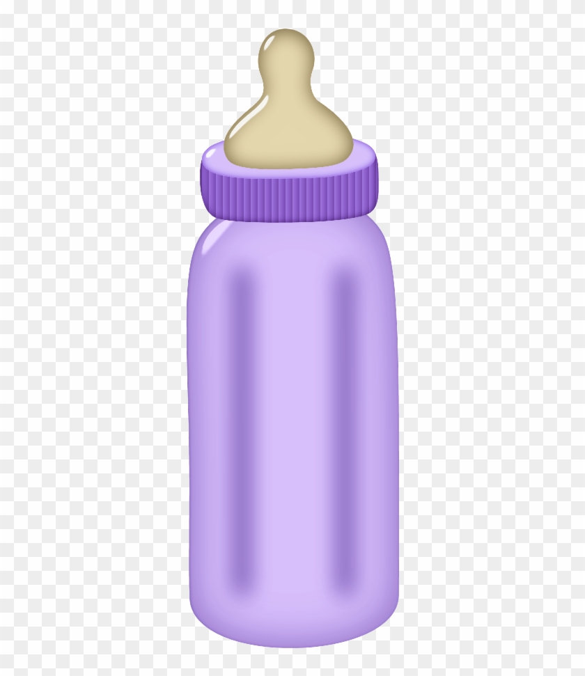 Purple Lid Baby Bottle, Baby Bottle, Feeding Bottle - Baby Bottle Blue Clipart #1082194