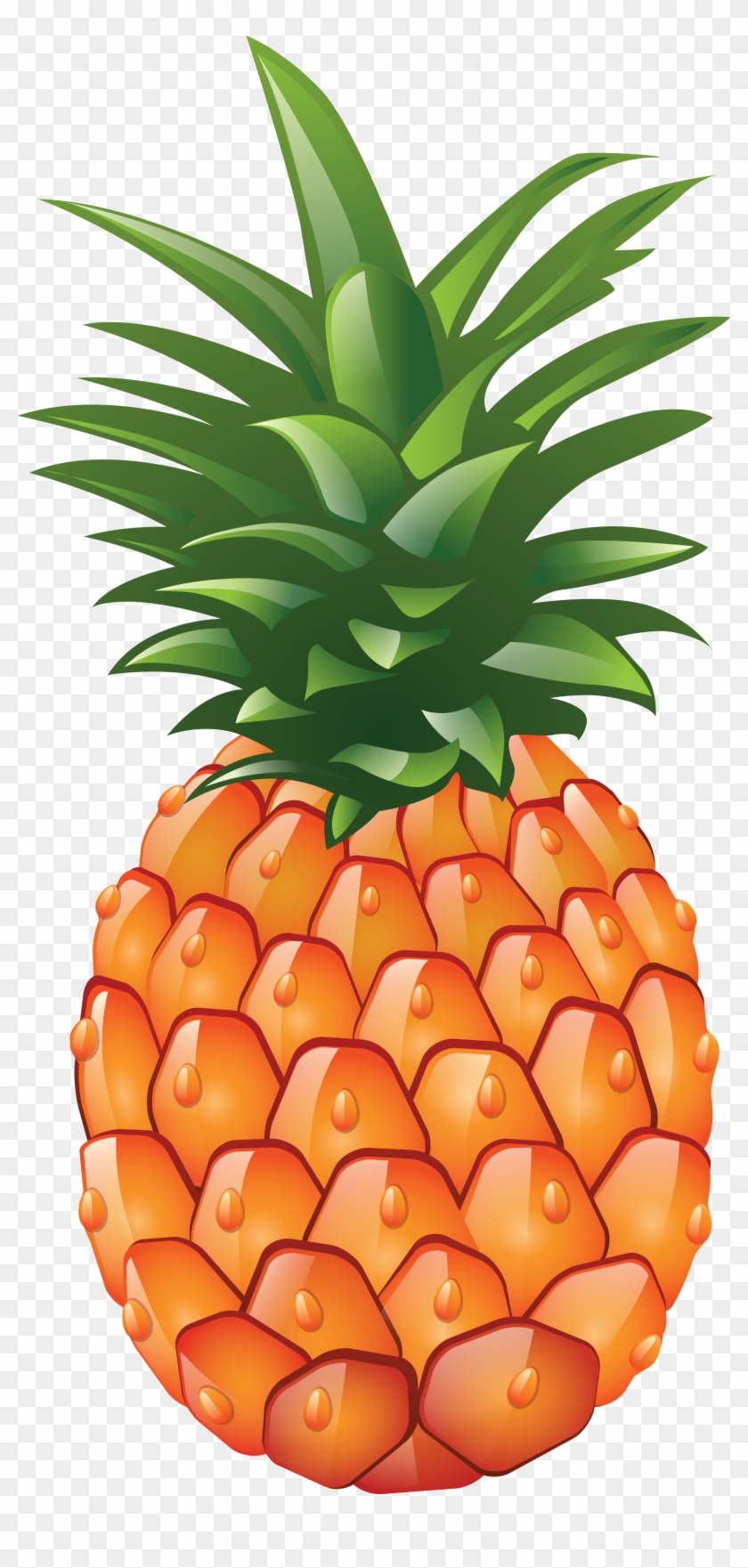 Cartoon Pineapple Cliparts - Pineapple Clipart Png #1082215