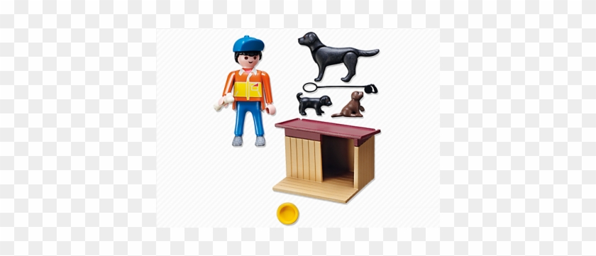 Pies Podwórkowy Ze Szczeniakami - Playmobil 5125 Country Boy With Dog Family #1082295