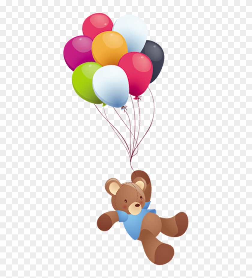 Balloon Animation Clip Art - Urso Com Balão Png #1082510