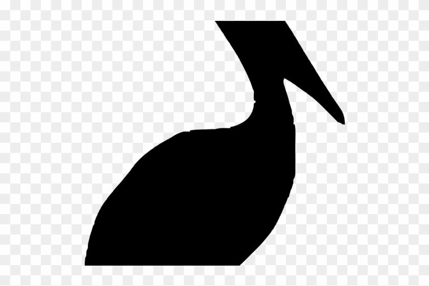 Pelican Clipart Silhouette - Seabird #1082527