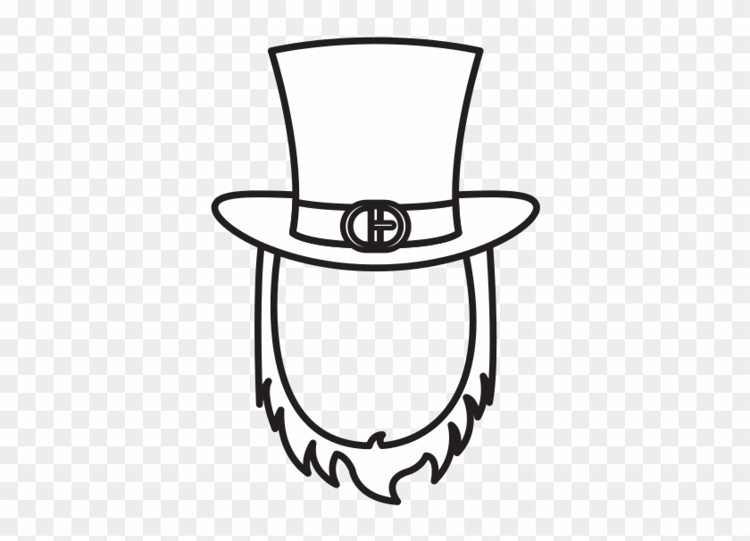 Irish Elf Hat With Beard Isolated Icon - Irish #1082599