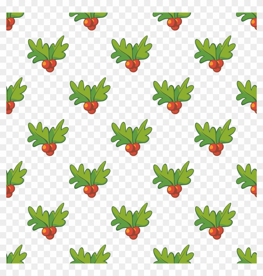 Holly-seamless Pattern - Doggy Footprints Background #1082628