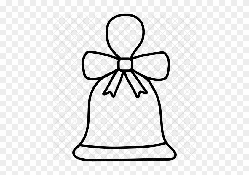 Jingle Bell Icon - Line Art #1082655