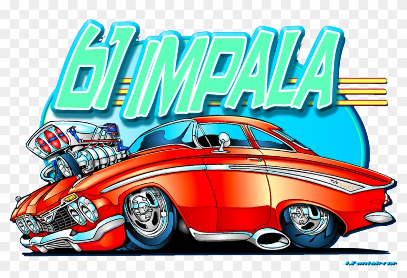 Chevrolet Impala Clipart Street Rod - Hot Rod Art Transparent #1082663