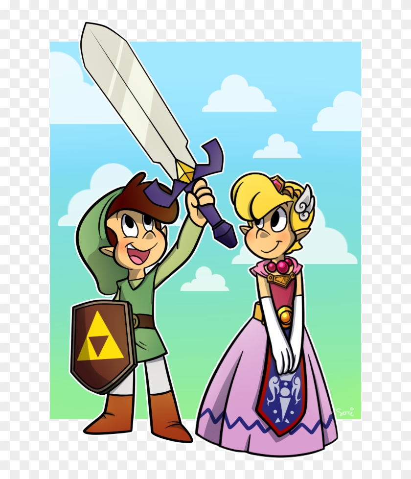 Cosplaying As Link And Zelda By Sarispy56 - Cartoon #1082675
